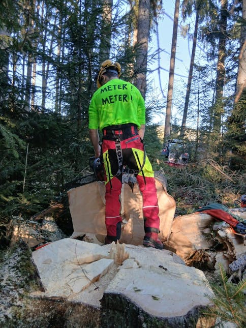 "METER METER" Langarm Funktions Shirt