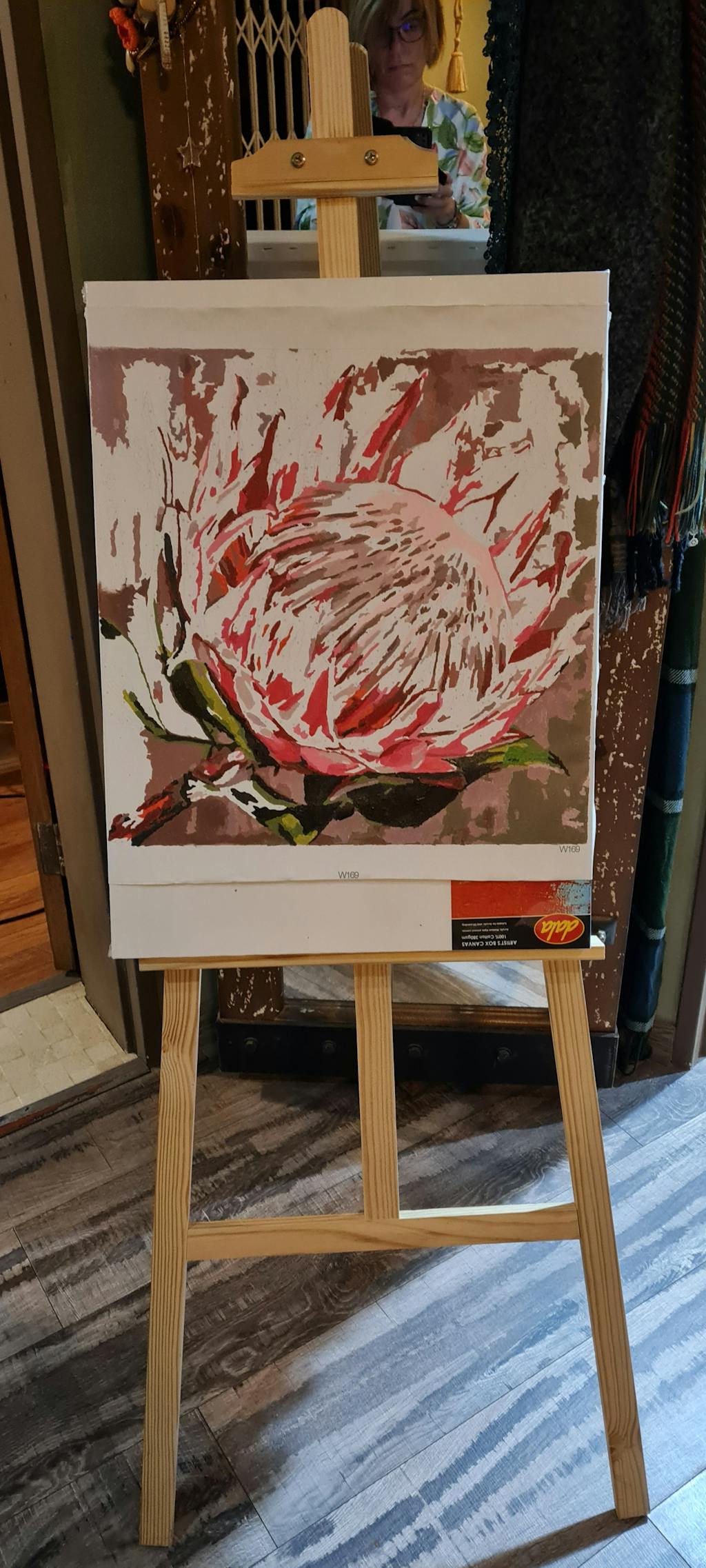 Iconix Paint By Numbers Kit for Adults King Protea