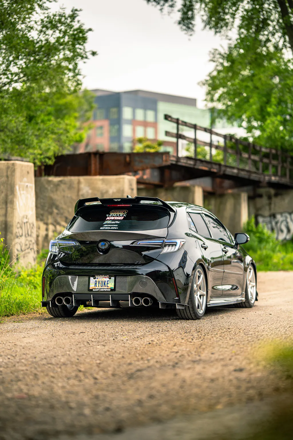 2019+ Toyota Corolla HATCH Rear Diffuser V1