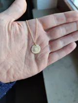 Celestial Daydream – Zarte Halskette mit Sonnen- & Mondmotiv in Gold Vermeil oder Silber