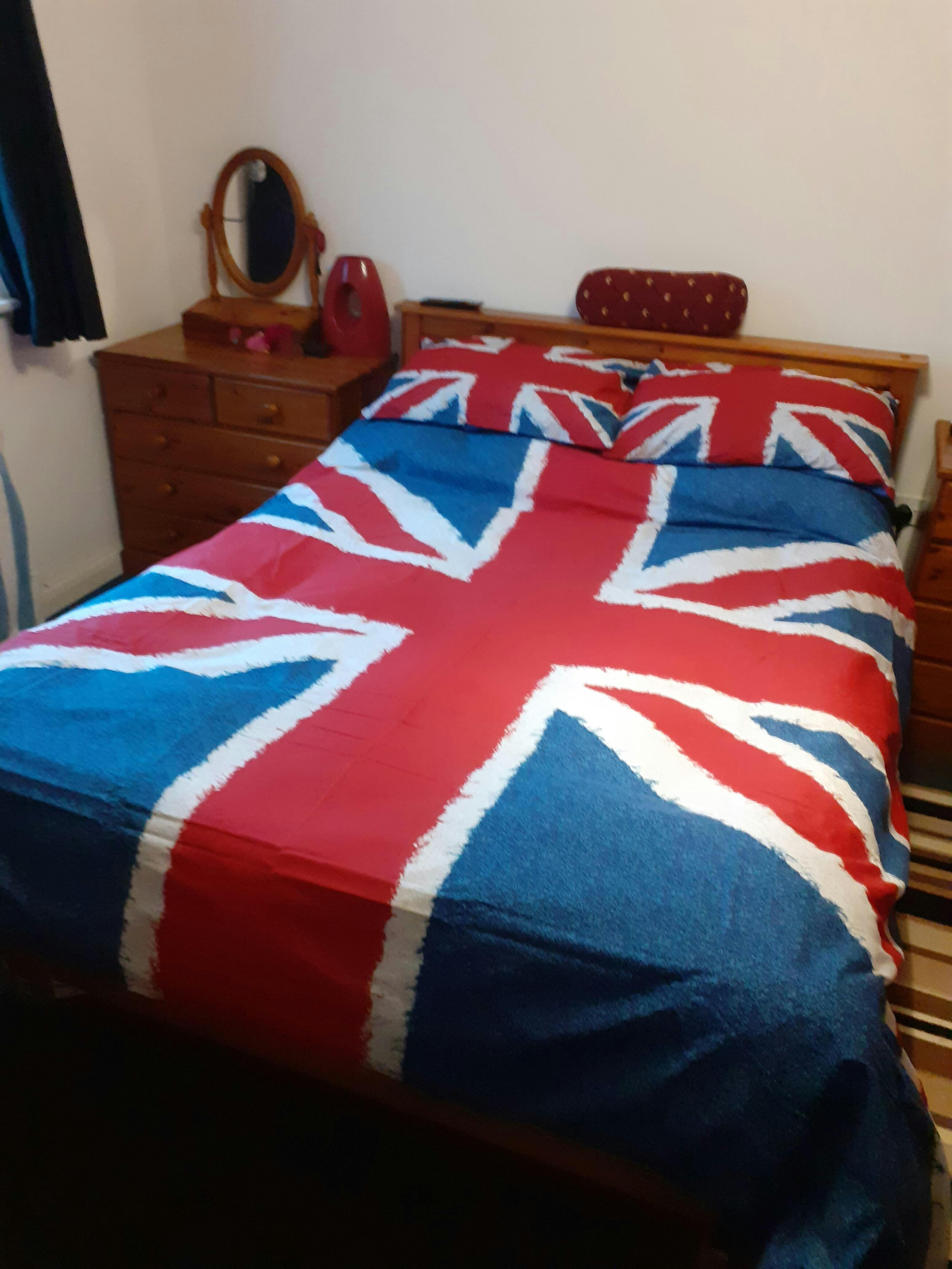 Union Jack British Flag Print Duvet Cover Set Ideal