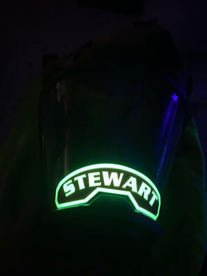 IdentiFire™ MSA *G1* SCBA Facepiece Nameplate