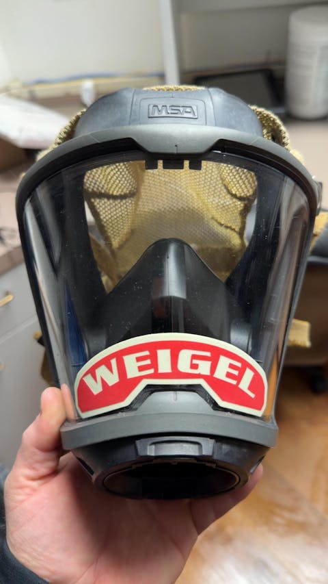 IdentiFire™ MSA *G1* SCBA Facepiece Nameplate