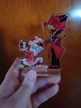 Lucifer/Alastor Fury Swipes Standee