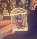 {Madelezabeth X IDP} Hazbin Frosted Window Pins [PRE-ORDER]