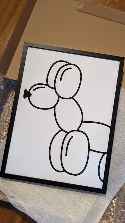 No More Parties Framed Poster