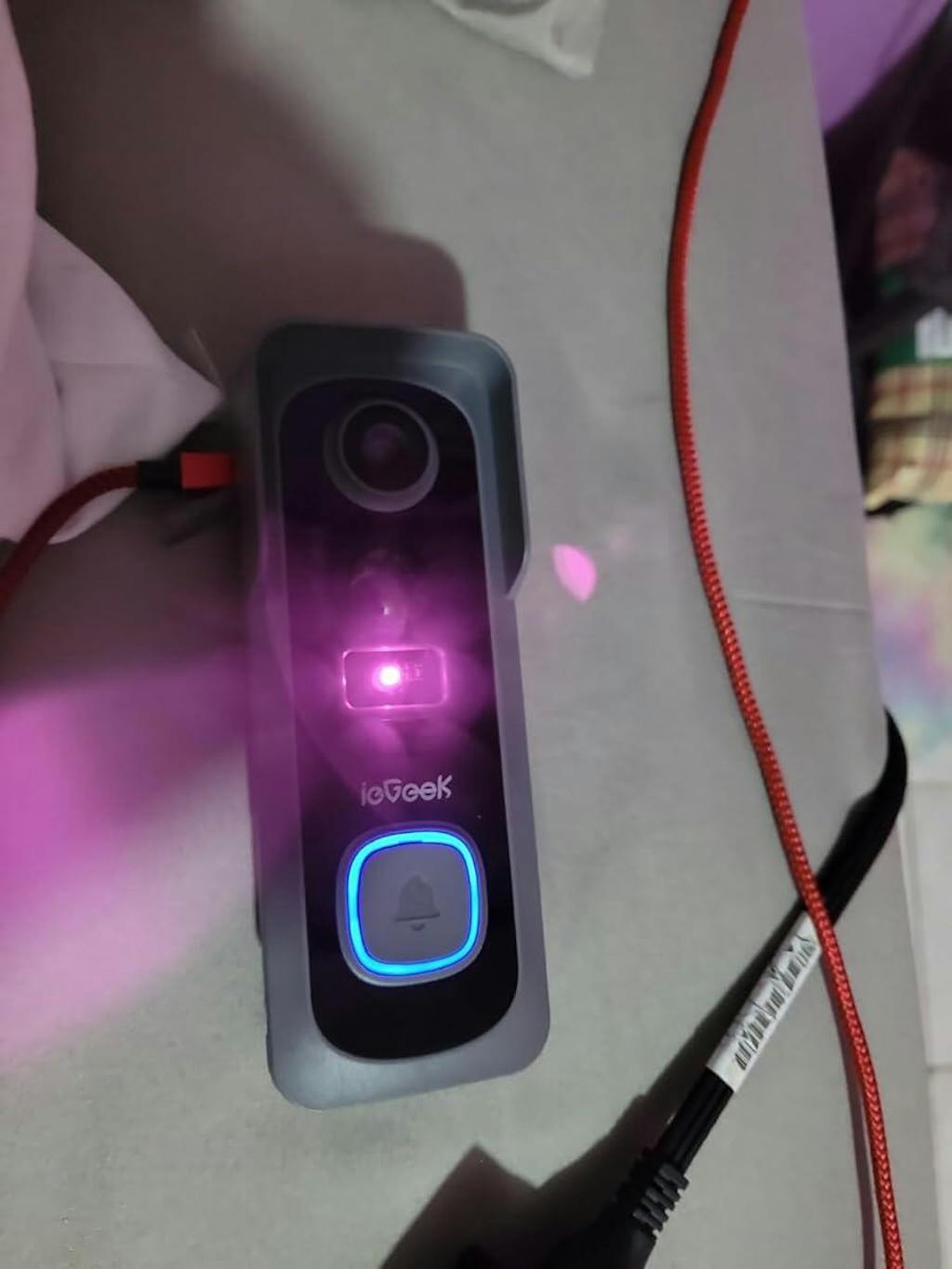 ieGeek Bell J1 2K Video Doorbell Camera with Wireless Doorbell