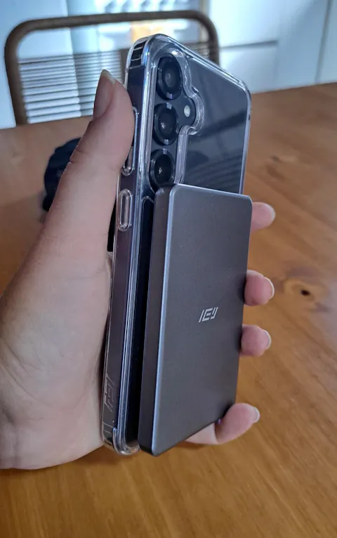 Combo MagSafe Samsung – Funda Ring & Batería Inalámbrica Ultrafina 5000 mAh