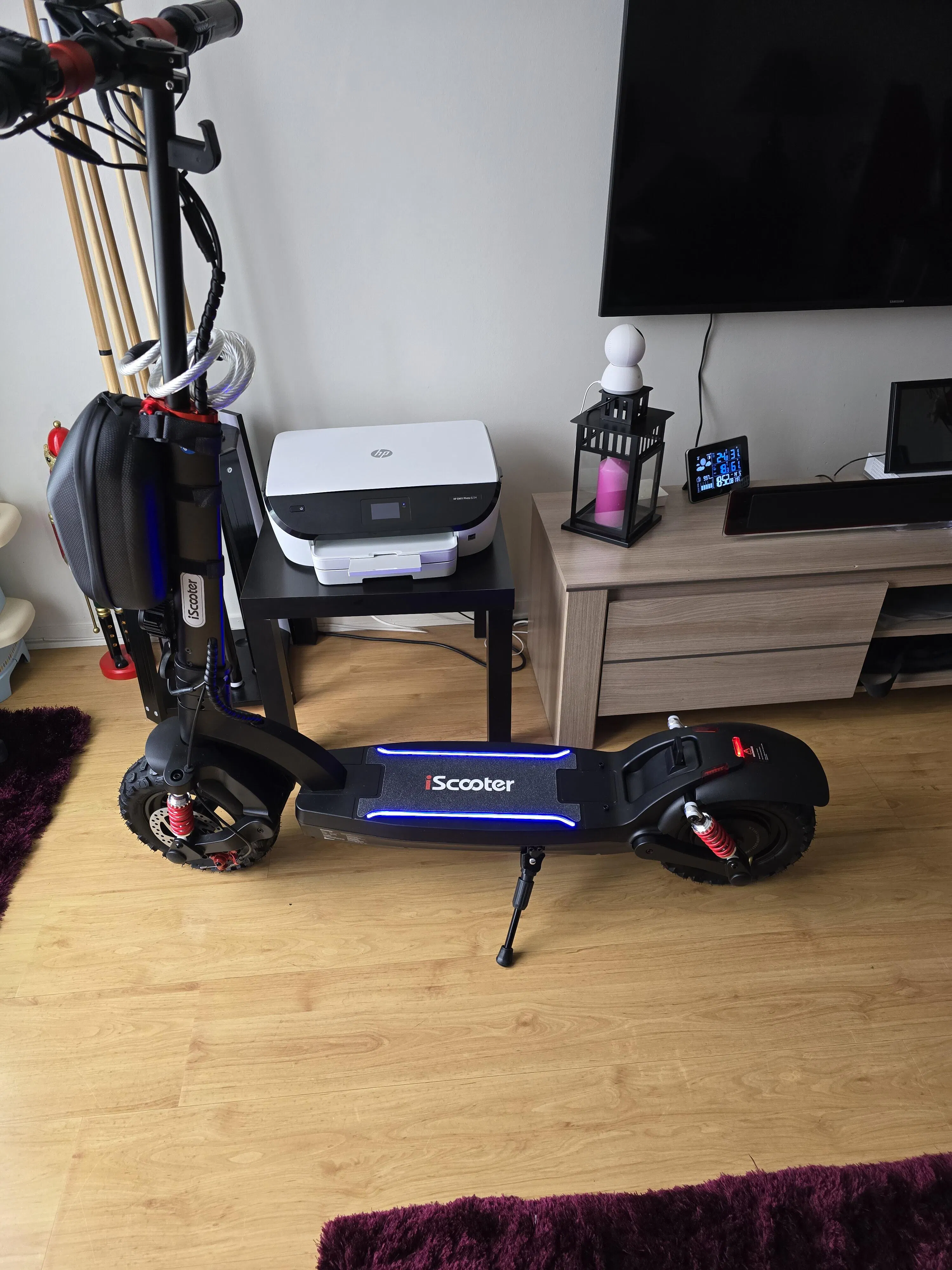 IScooter Ix6 Trottinette électrique – Batterie 15/20Ah – Livraison Rapide, Bleue