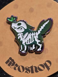 Chrome Death Pin (Glow-in-the-Dark)