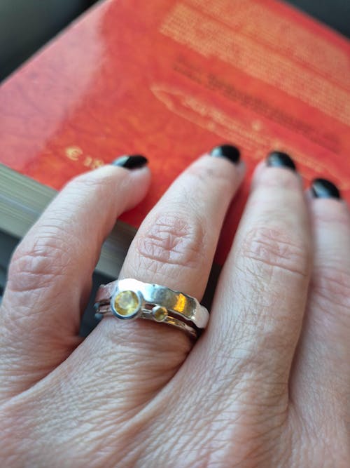 ANELLO artigianale in argento 925 Anello con Labradorite