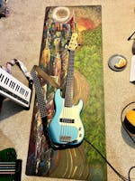 Custom Yoga Mat: Hand Painted Cork Yoga Mat