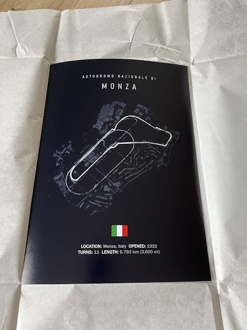 Autodromo Nazionale di Monza - Racetrack Print