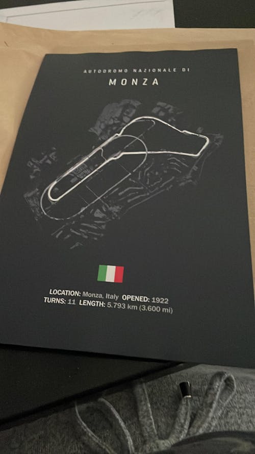 Autodromo Nazionale di Monza - Racetrack Print