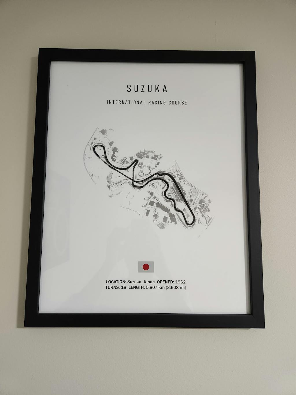 Suzuka International Racing Course - Racetrack Print