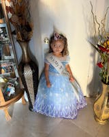 Frozen 2 toddler Princess Costume Trailing Elsa Dress for Girls