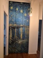 Set di 4 Tende a Pannello Notte sul Rodano Vincent Van Gogh