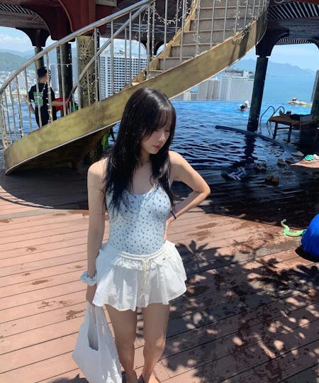 Misty One Piece Swimsuit White