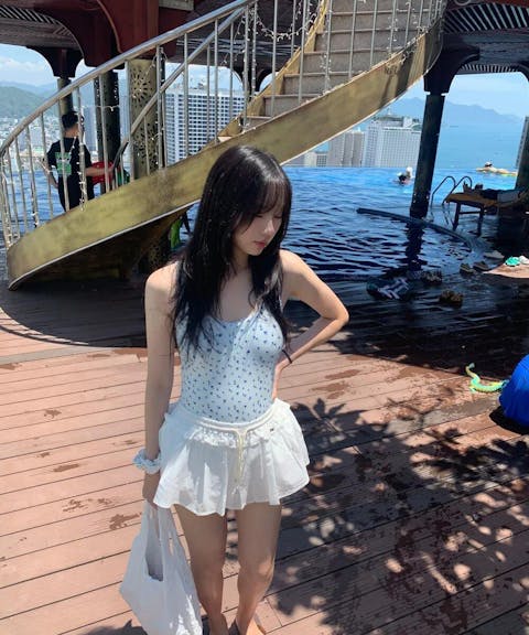 Misty One Piece Swimsuit White