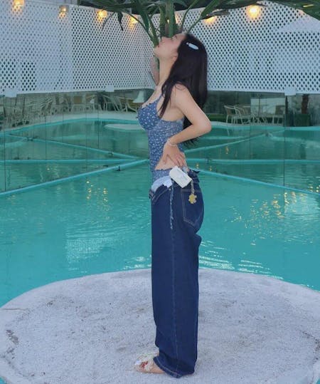 Misty Bustier Two-Piece Bikini Navy