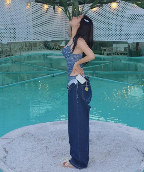 Misty Bustier Two-Piece Bikini Navy