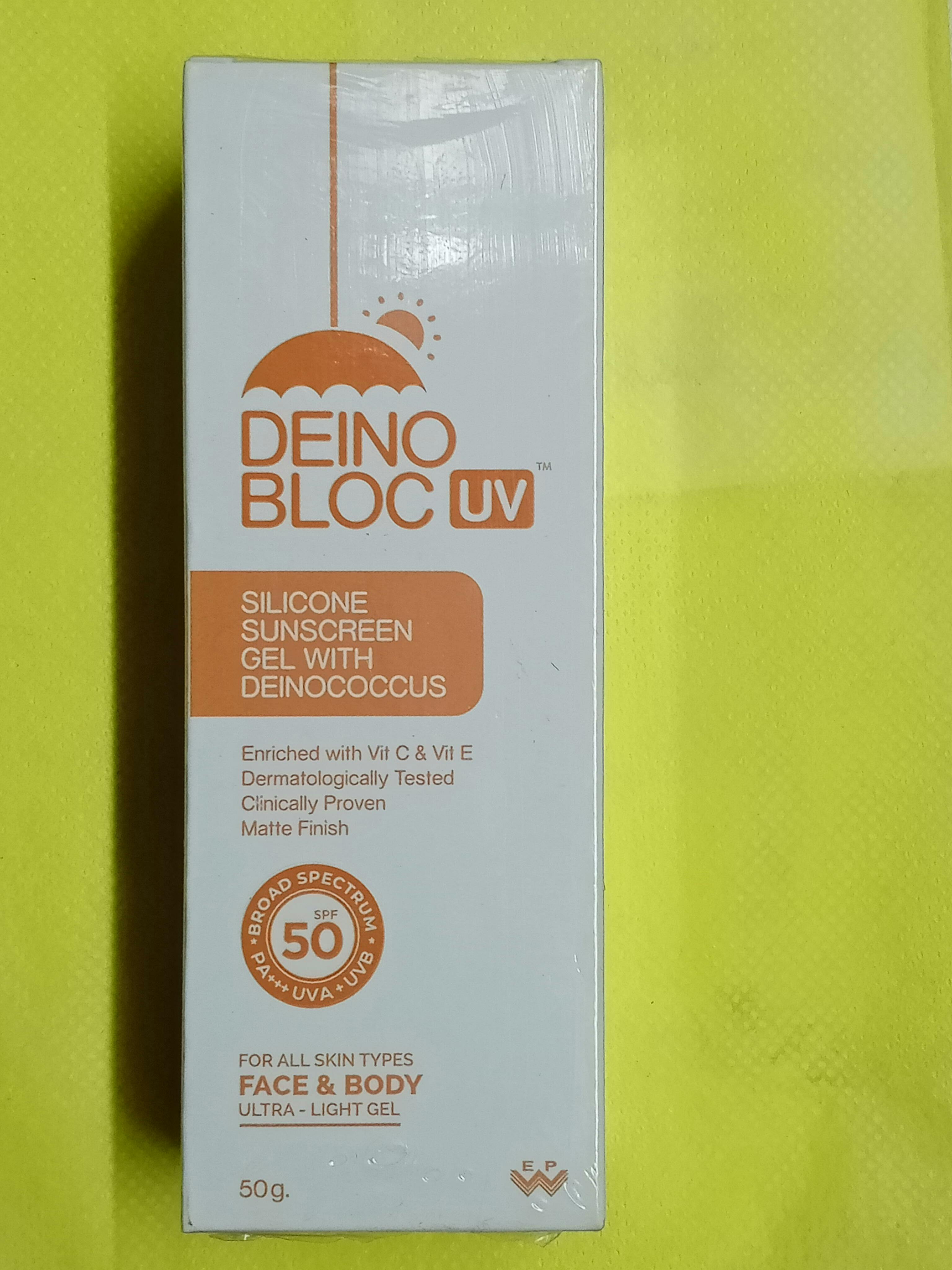 Deino Bloc UV Silicone Sunscreen Gel iMediCart E Pharmacy