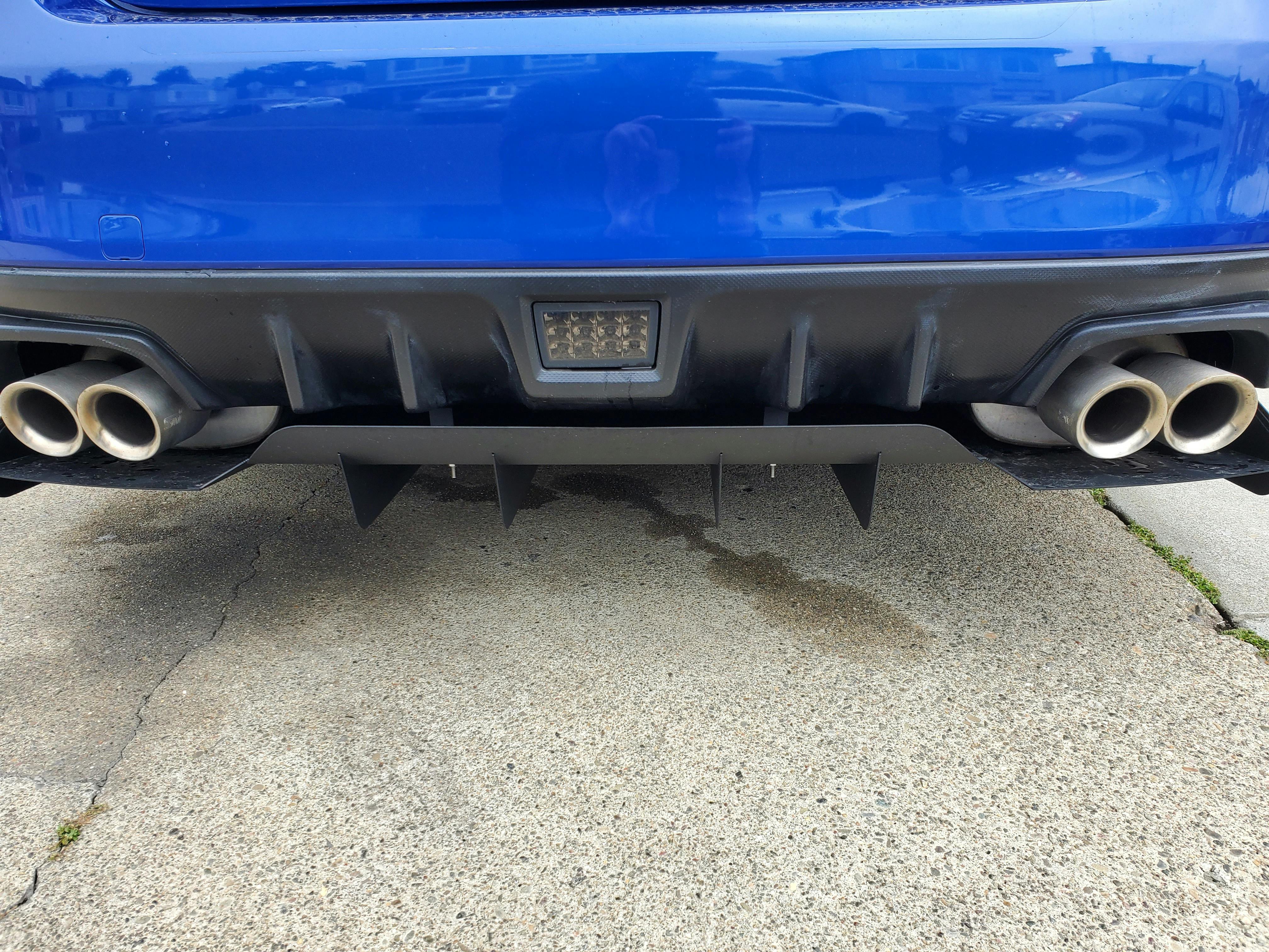 Verus Non Aggressive Styled Rear Diffuser Subaru WRX / STI 20152020