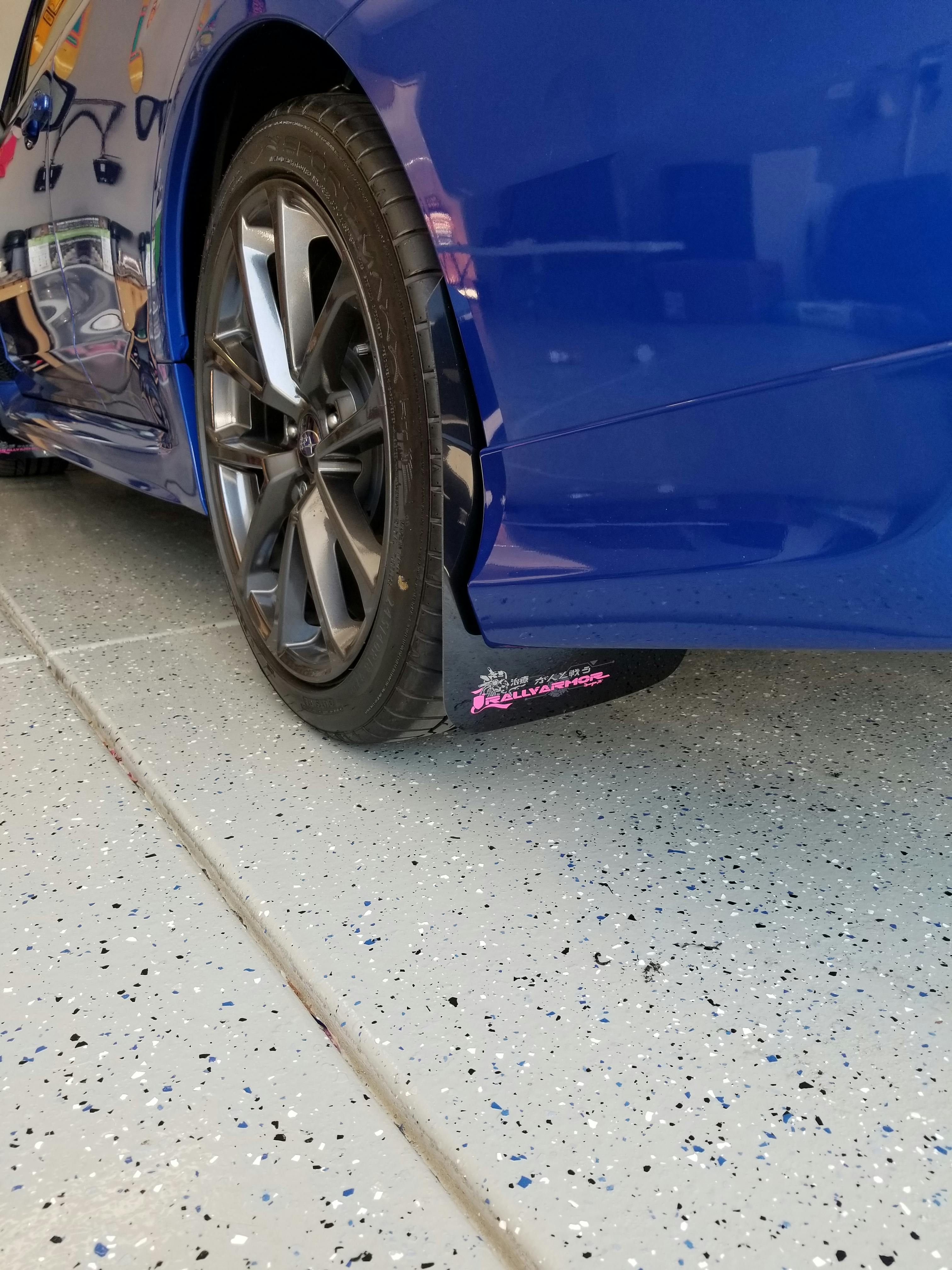 pink rally armor mud flaps