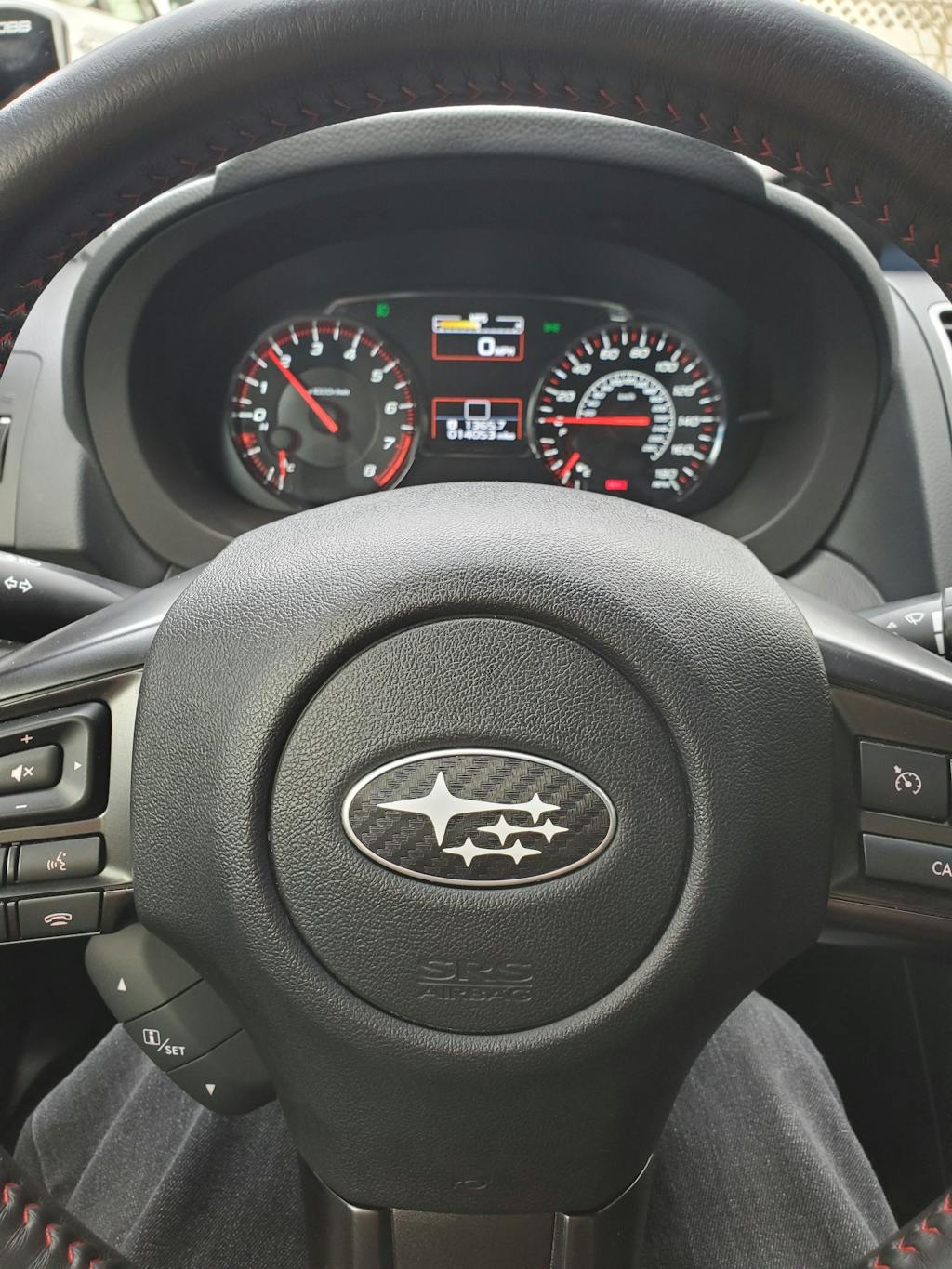 Sticker Fab Steering Wheel Emblem Overlay WRX / Crosstrek / Forester