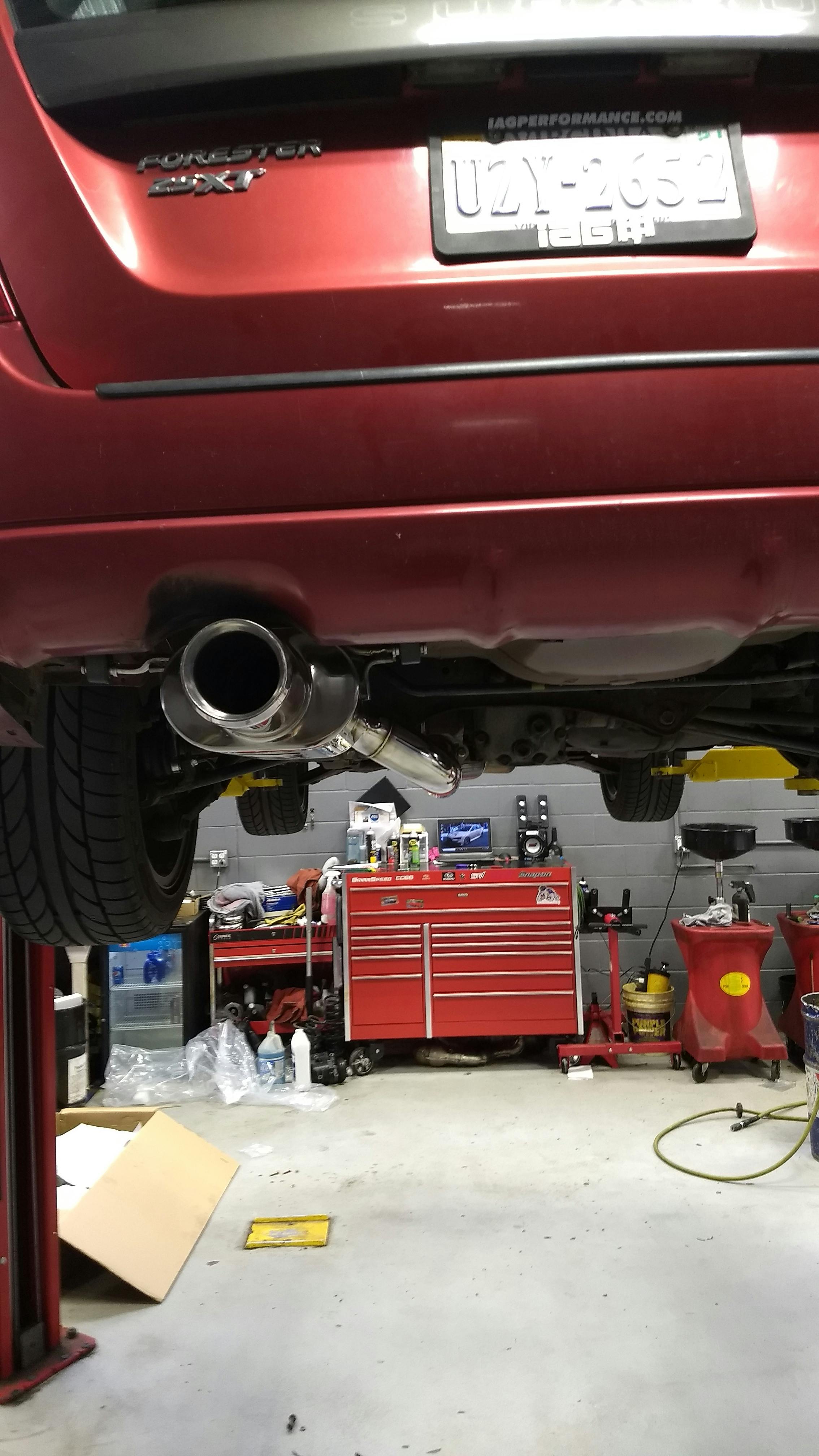 Turboxs Cat Back Exhaust Subaru Forester XT 20042008 Import Image Racing