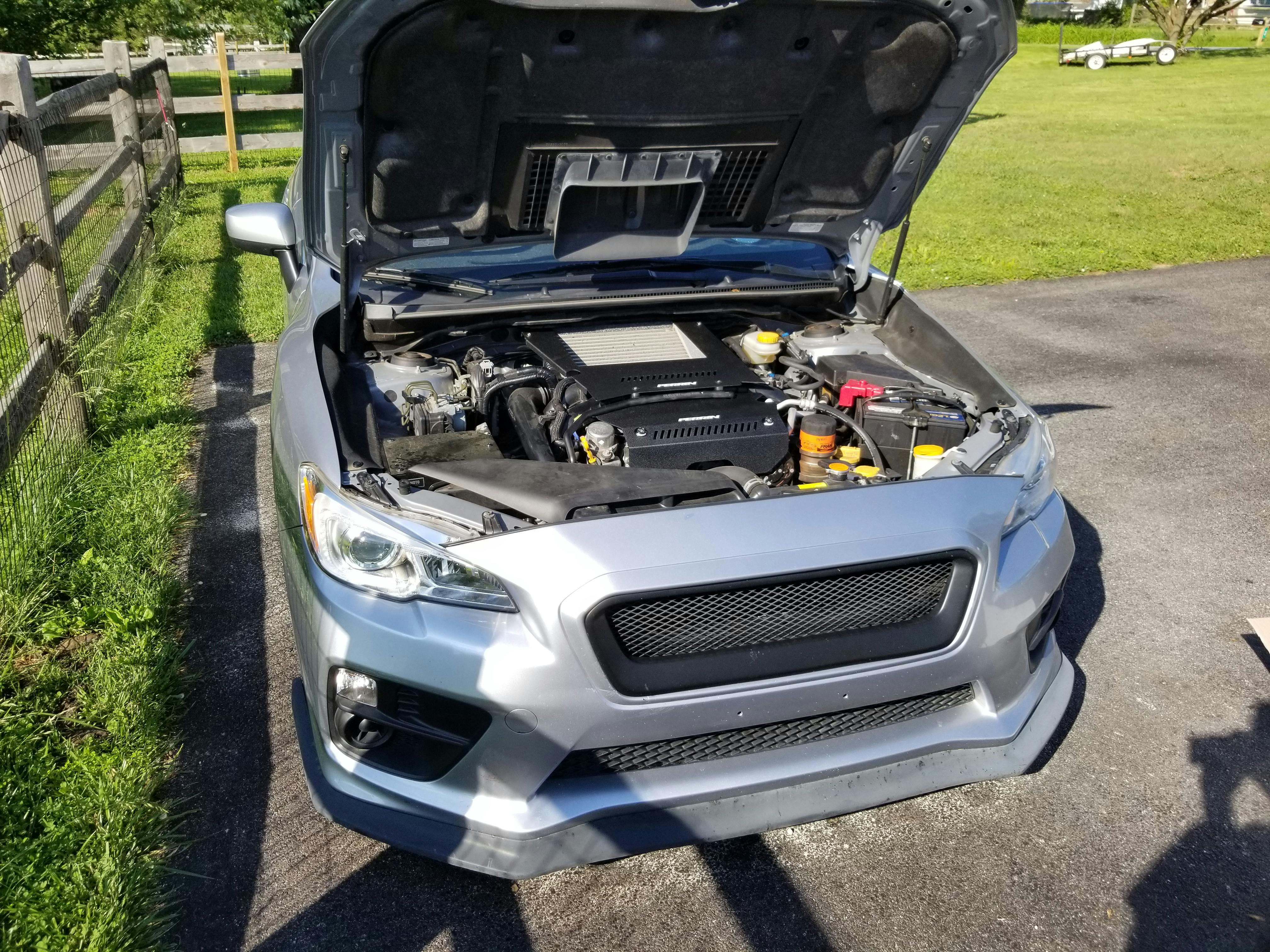 Perrin Engine Cover Kit Black Subaru WRX 20152021 Import Image Racing