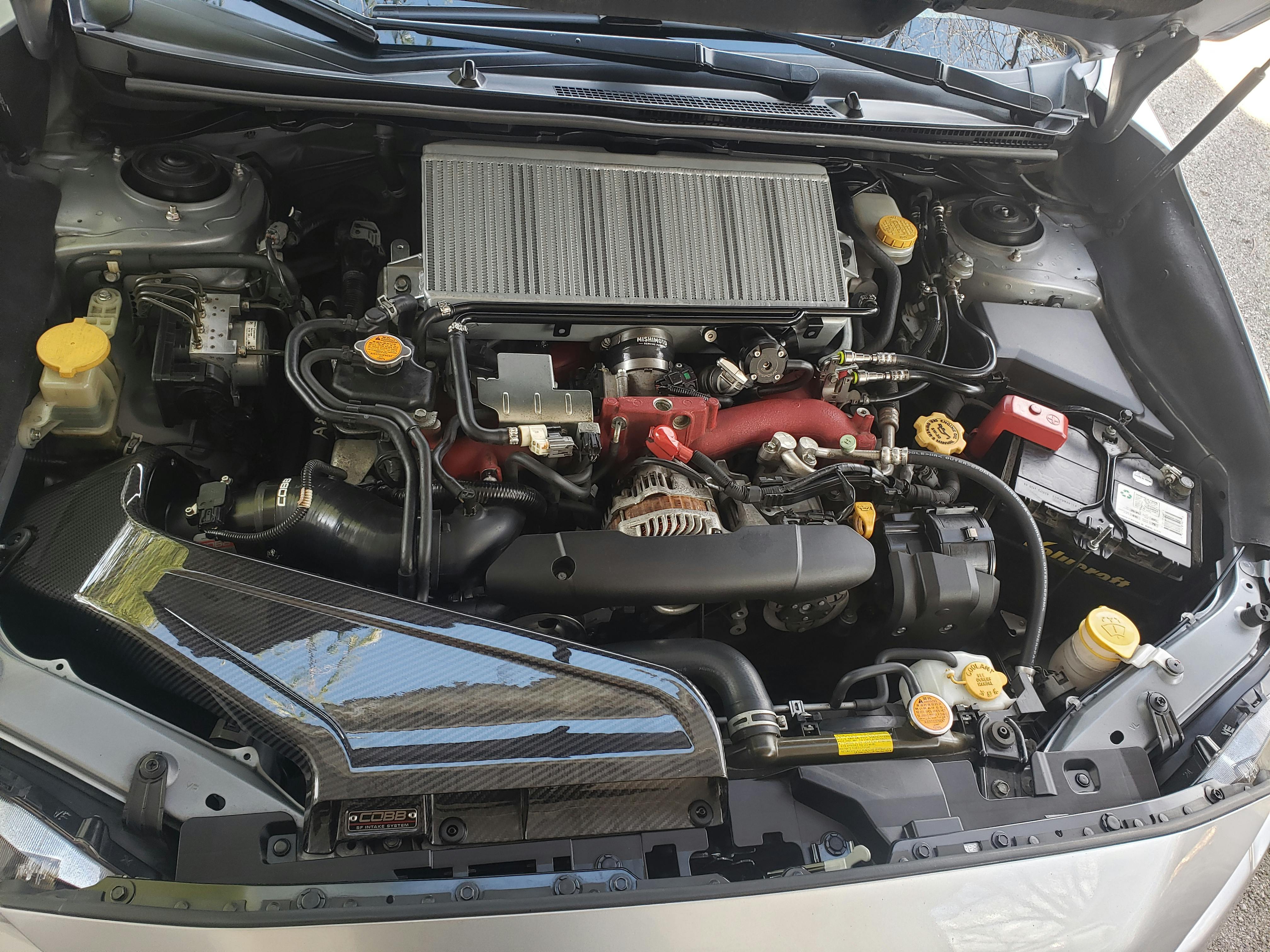 Cobb Redline Carbon Fiber Intake System Gloss Finish Subaru STI 20152