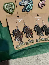 Spikey Pup Earrings