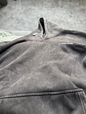 Black IYS Washed Hoodie