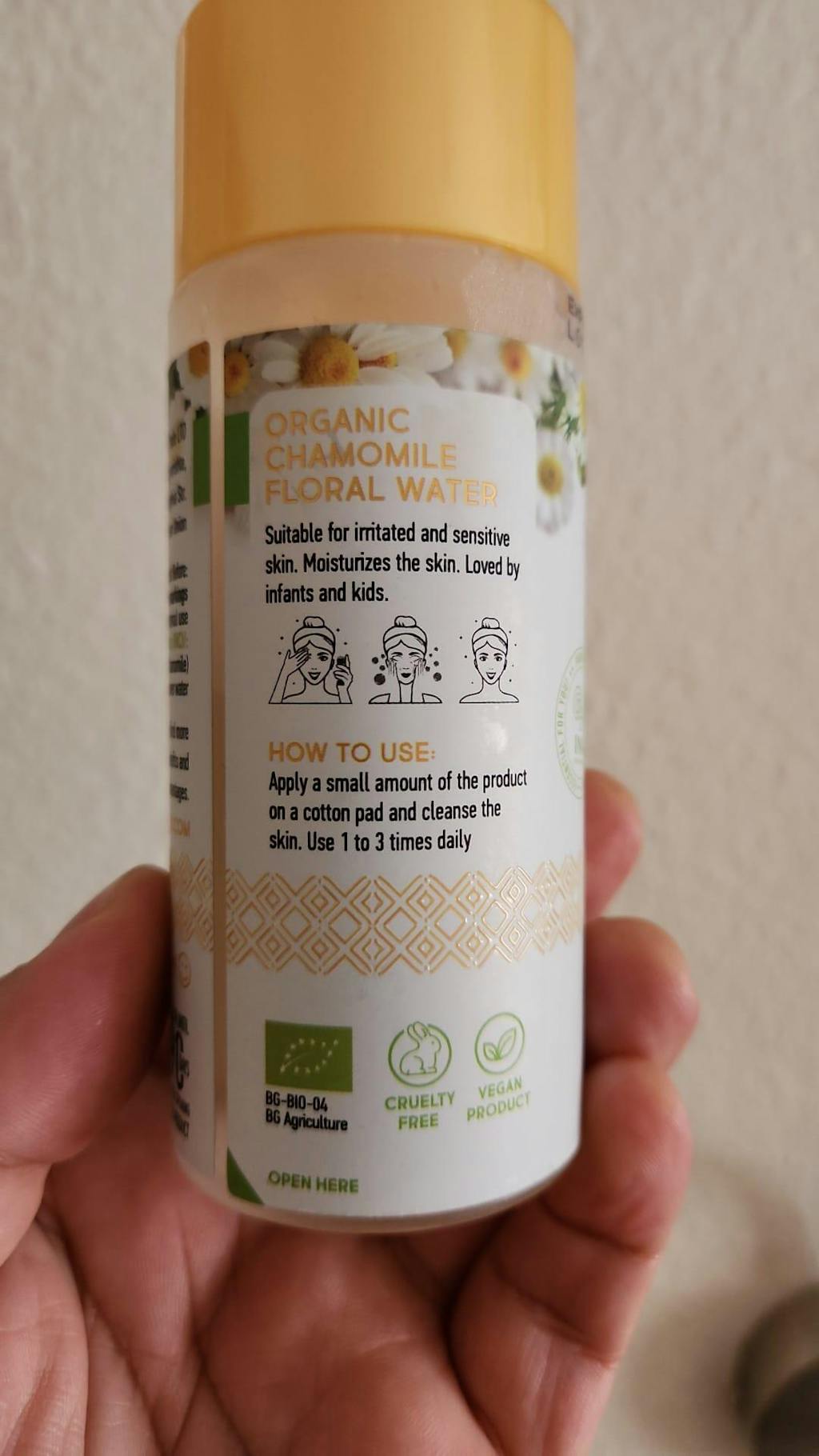 Agua de Manzanilla Orgánica - Hydrolina para el Eczema y la Piel Irritada