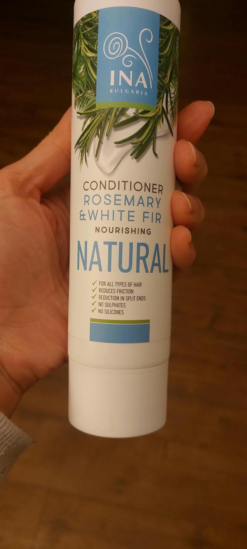 Balsamo per capelli Naturale con olio di Rosmarino e Abete Bianco - cura nutriente intensiva per ogni tipo di capelli