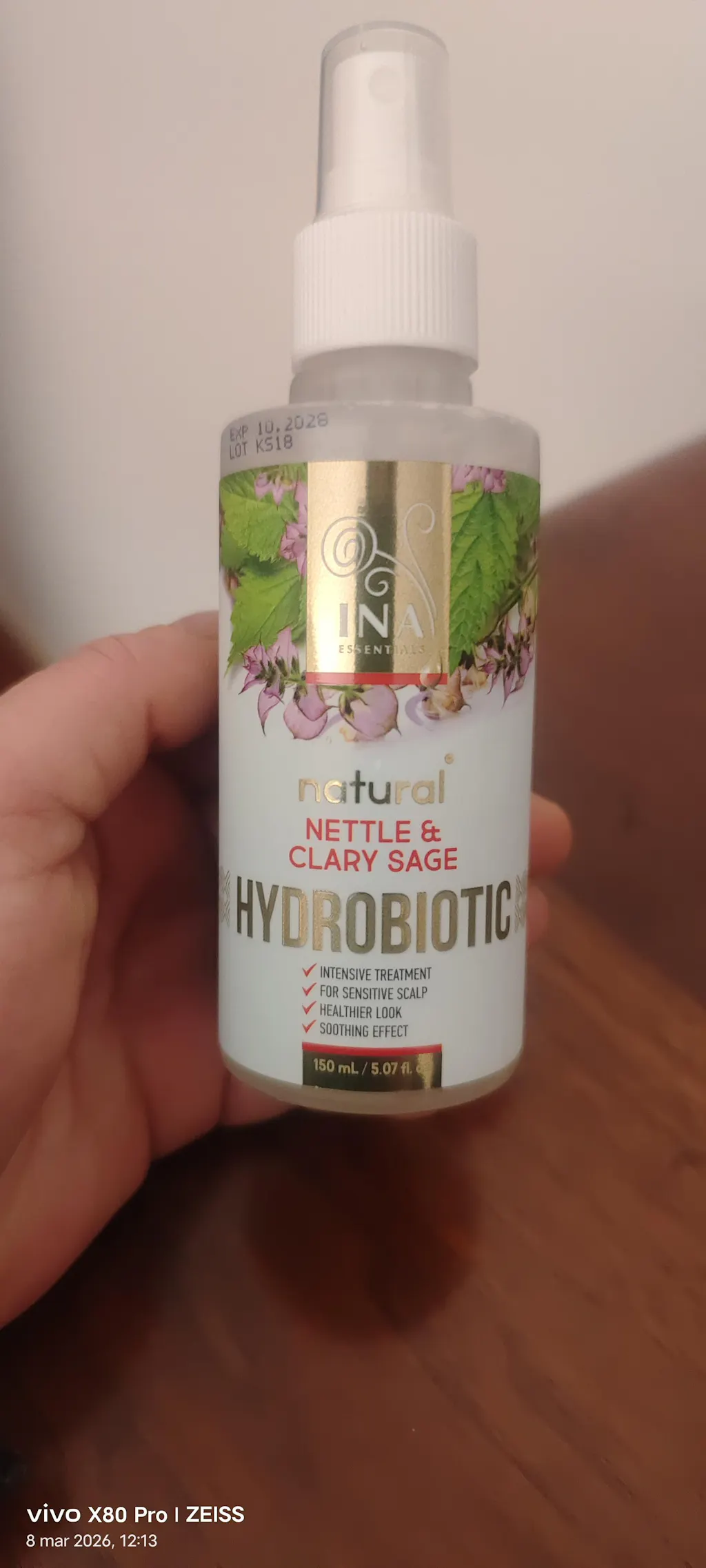 Hydrobiotic - Ortica e Salvia - cura intensiva per Perdita di capelli, Forfora e cuoio capelluto Sensibile