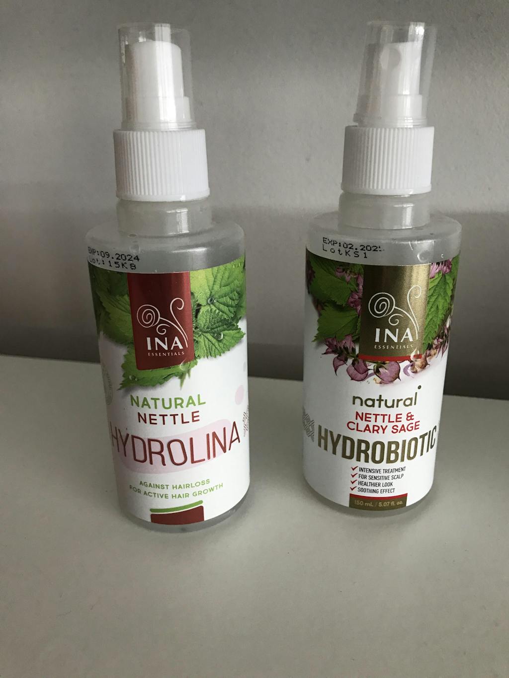 Woda z dzikiej Pokrzywy - Hydrolina - spray do włosów - na Wypadające i Przetłuszczające się włosy