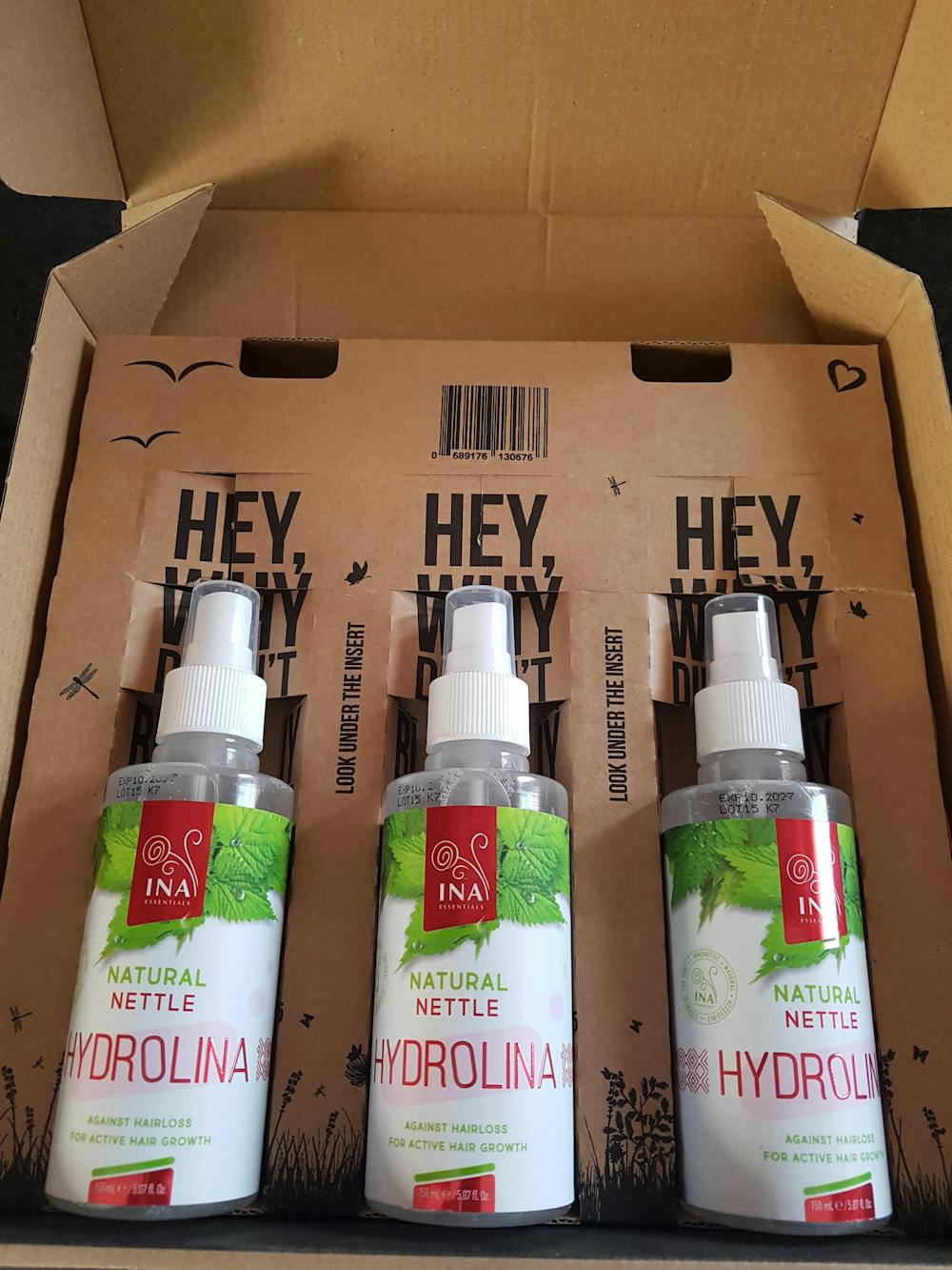 Hydrolina από άγρια τσουκνίδα για τριχόπτωση και λιπαρά μαλλιά - Αγοράστε 2, πάρτε 1 δωρεάν