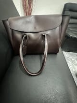 Office Tote - Chocolate Brown