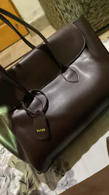 Office Tote - Chocolate Brown
