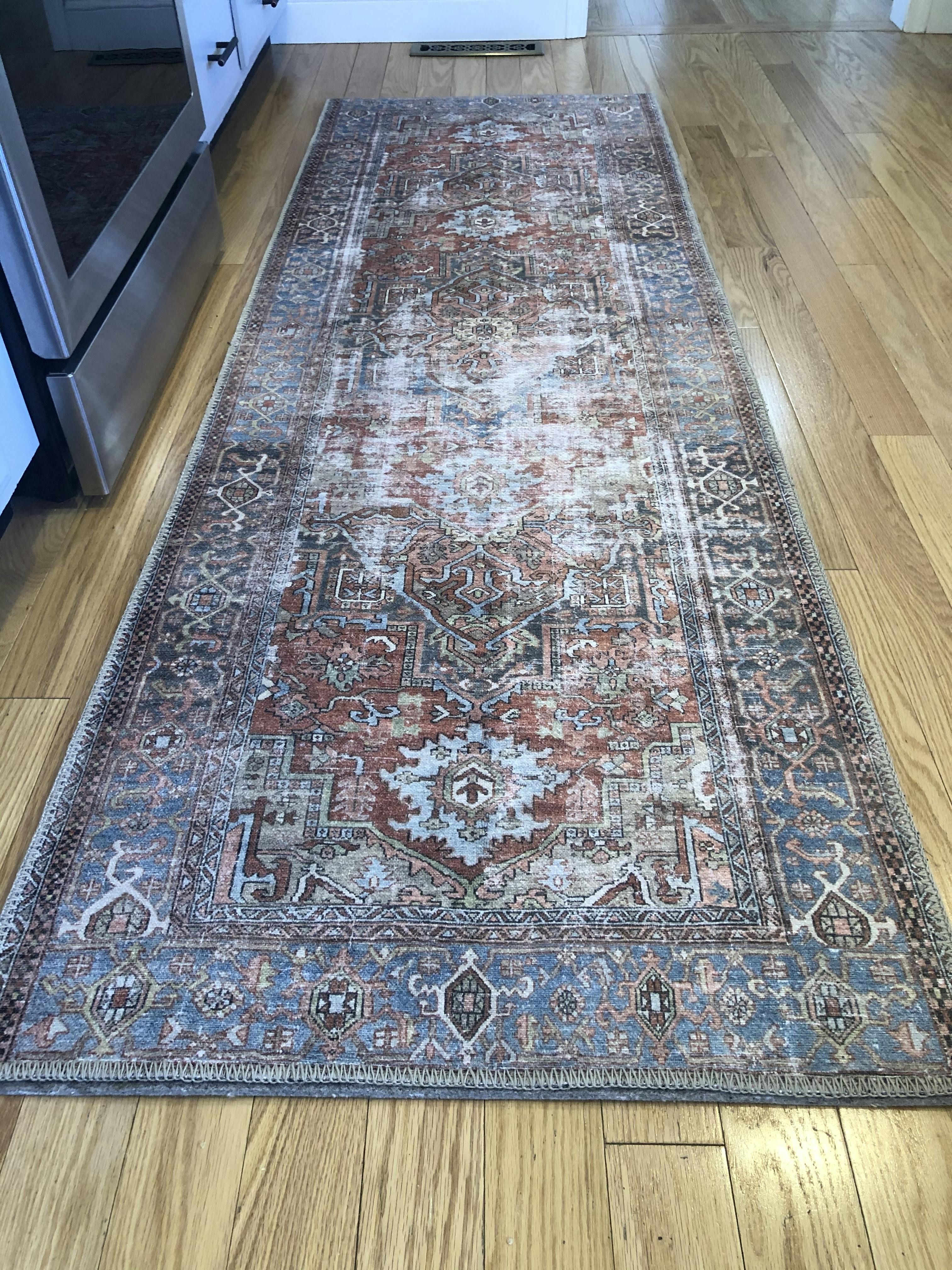 Loloi II Loren LQ15 Terracotta/Sky Area Rug Incredible Rugs and Decor