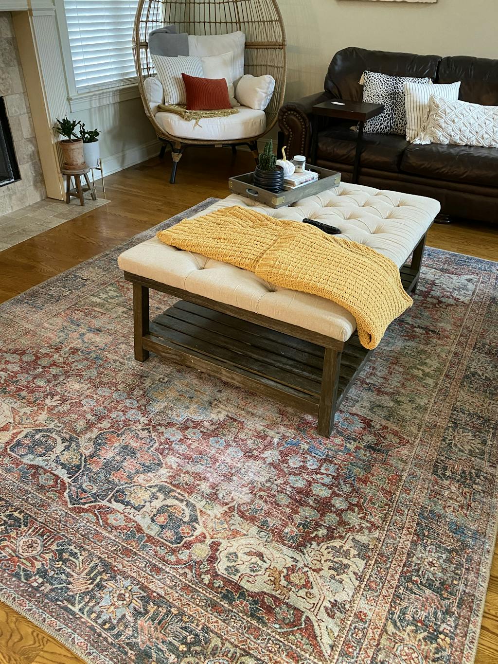 Loloi II Loren LQ14 Brick/Multi Area Rug Incredible Rugs and Decor