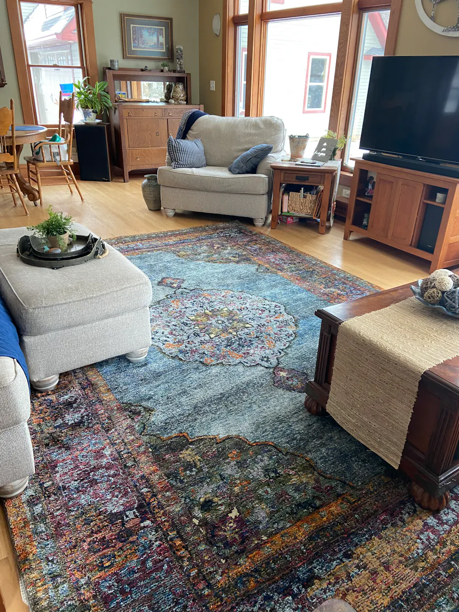 Oriental Weavers Andorra 7139A Blue/ Multi Area Rug – Incredible