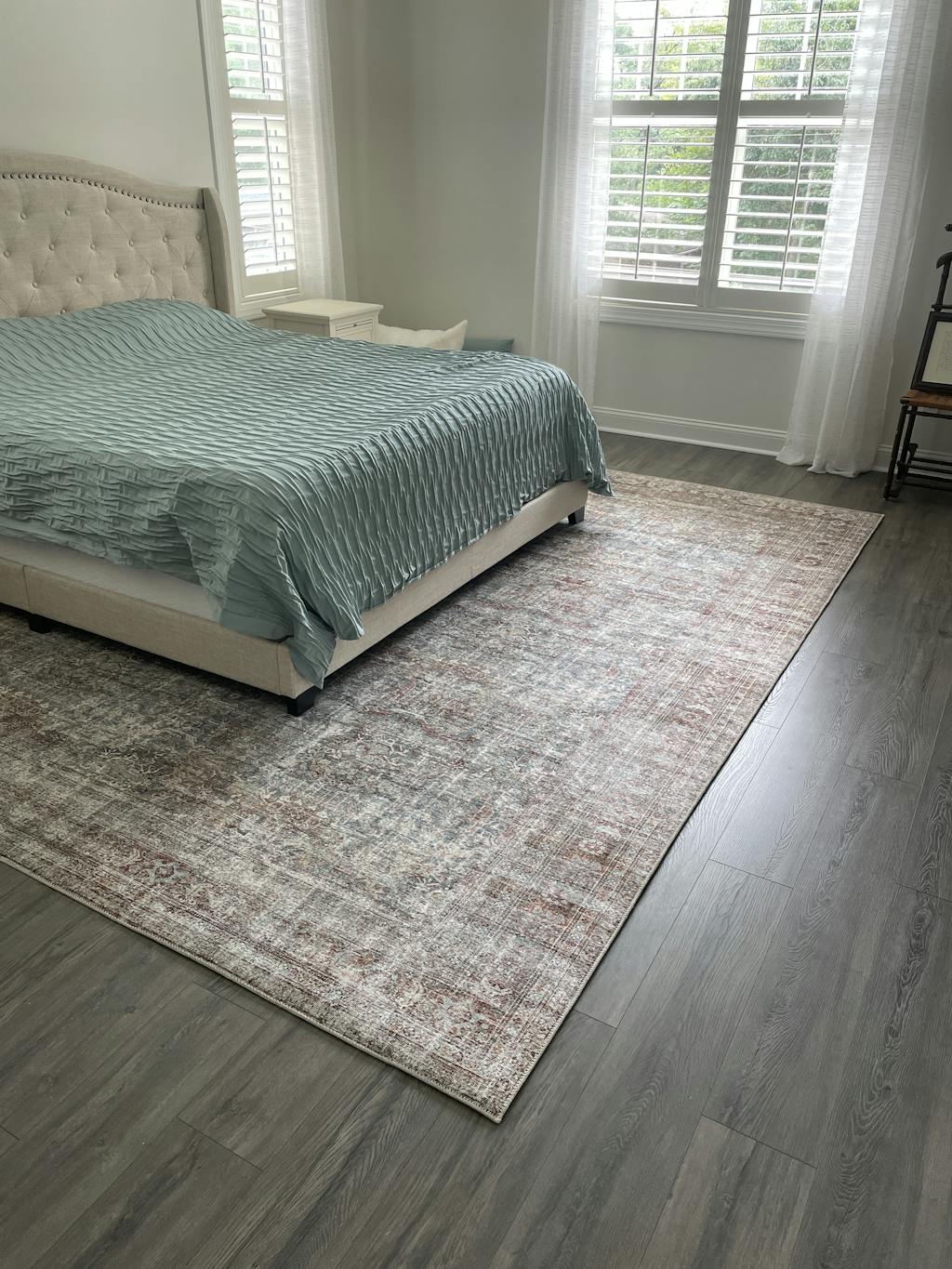 Chris Loves Julia x Loloi Jules JUL05 Lagoon/Brick Area Rug