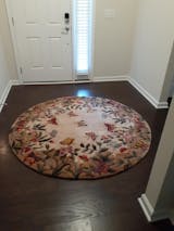 Athena Garden Butterfly Floral Wool Rug Runner