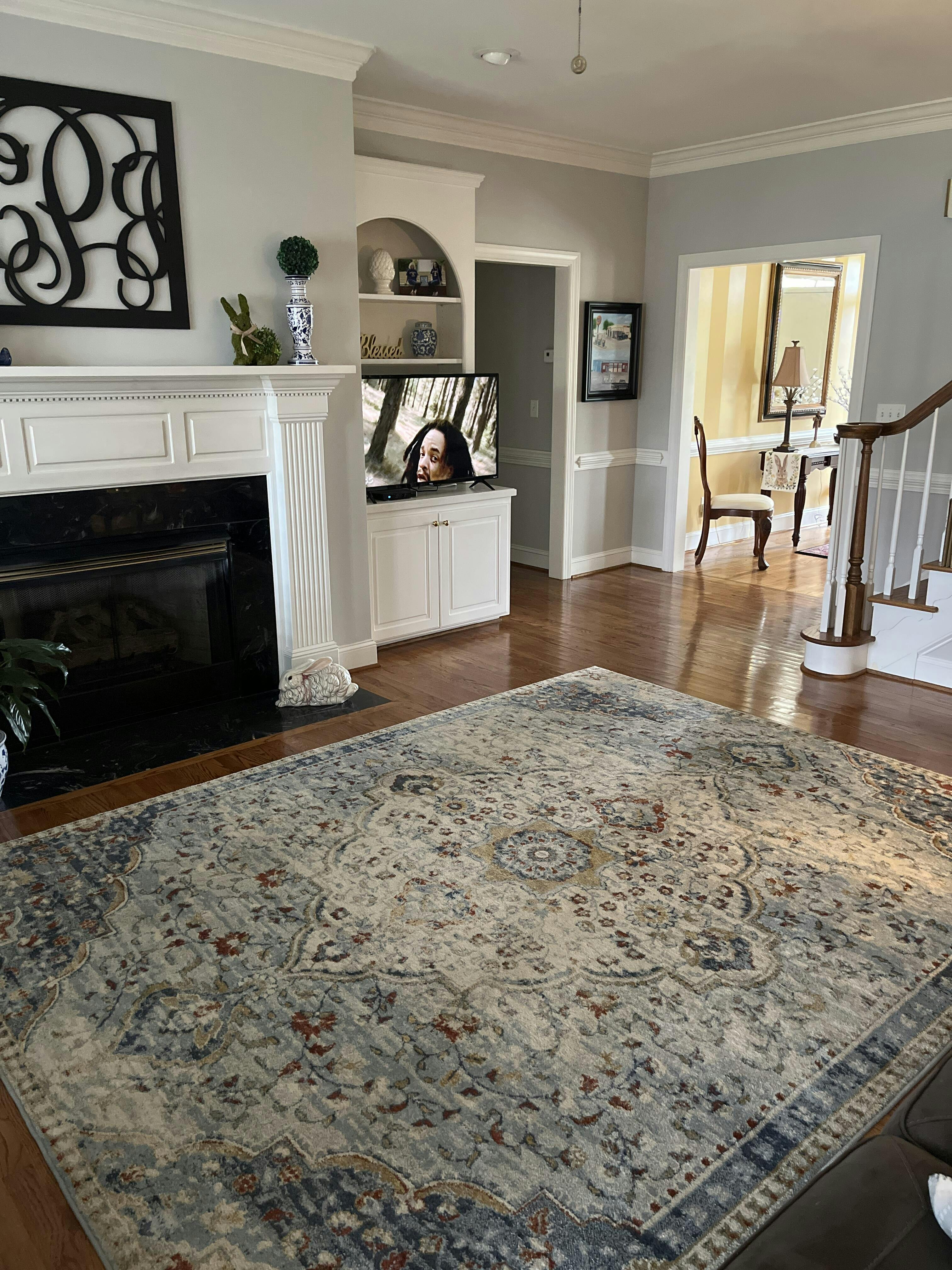 Oriental Weavers Branson BR01A Blue/Multi Area Rug Incredible Rugs