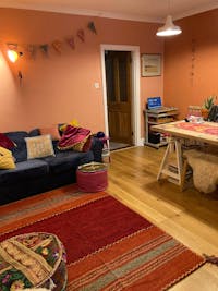 Red Kilim Rug, Indian Artistic Handmade Moroccan Ethnic Living Room rug with cushions, Hallway Runner, Decorative Bohemian carpet