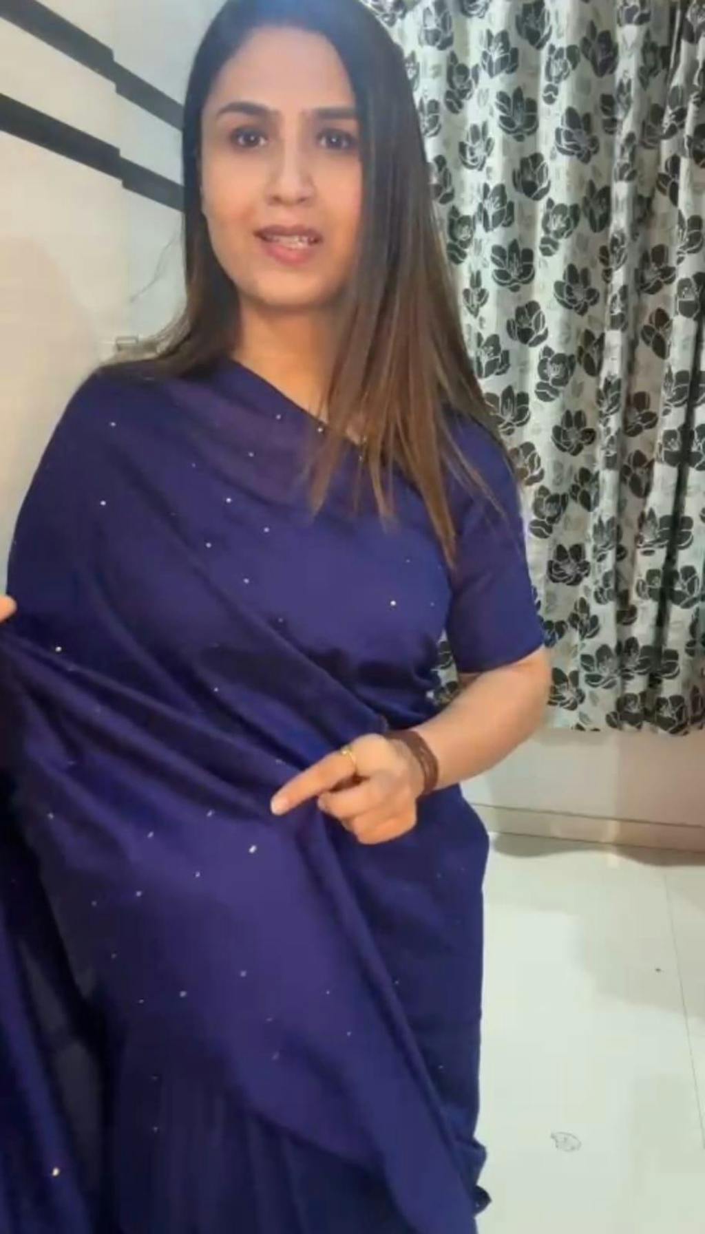 CELESTIAL BLUE | Cotton | Indidha Saree