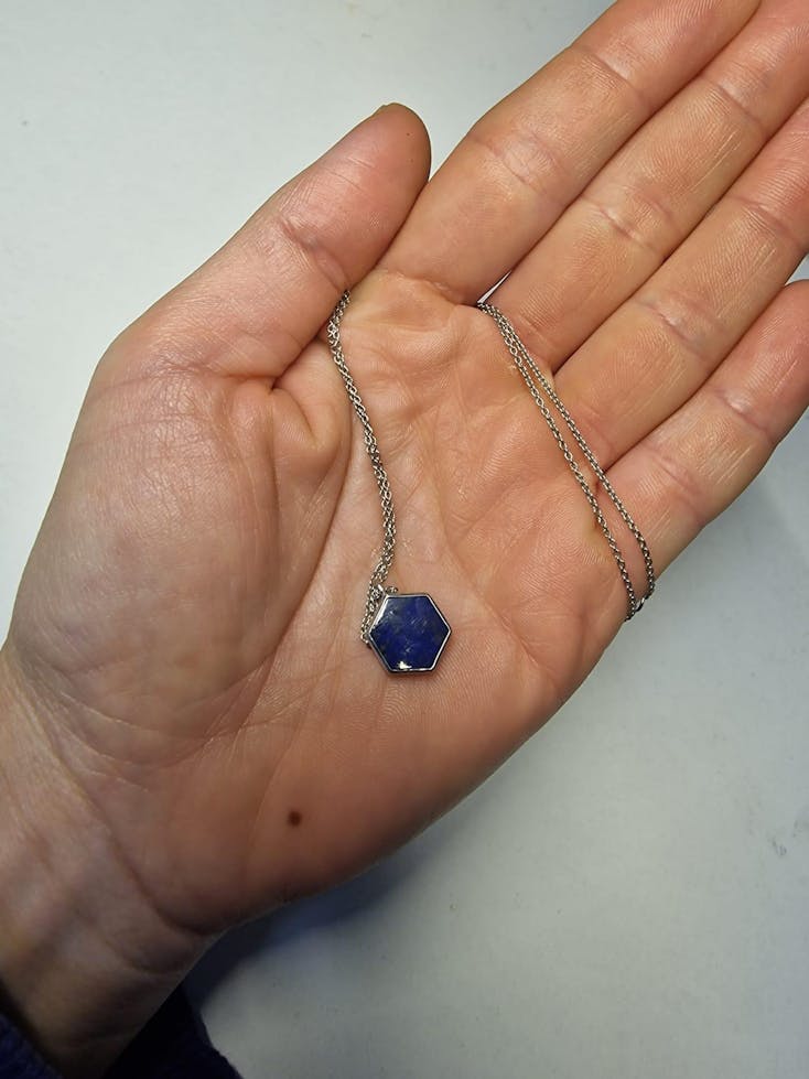 Colier din argint Charlotte - Lapis Lazuli